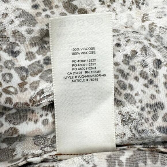 WILFRED Aritzia Baroque Leopard Print Fit And Flare Mini Dress Sz 2 - Picture 6 of 8